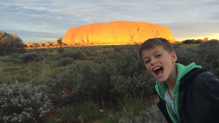 australie familie reis kinderen